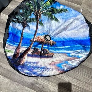 Beach Scene 31” Tire cover
